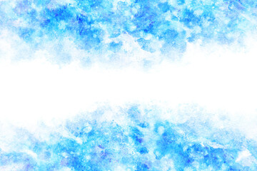 空 雲 青 水彩 夏 背景