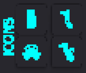 Set Tooth drill, Toothbrush and toothpaste, and Dental plate icon. Black square button. Vector