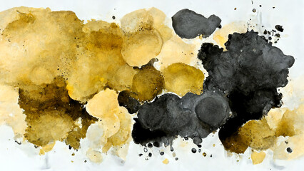abstract watercolor background texture hand painted graphic resource color water drops burst subtle luxurious luxury gold black grey sand multicolor banner wallpaper scan