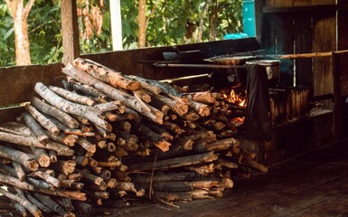 stack of firewood