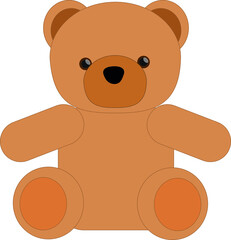 Very cute brown teddy bear