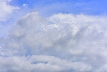 Fototapeta premium Beautiful sky. Cumulonimbus cloud and cirrus cloud