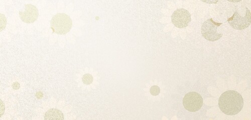 ひまわりの背景　シルバーグリーン