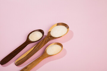 Hydrolyzed collagen protein. Additional protein intake. Natural beauty and health supplement for skin, bones, joints and intestine