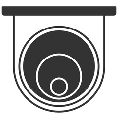 Simple cctv solid icon