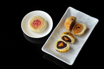 Chinese pastry or moon cake