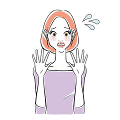 おしゃれな女性の表情パターン