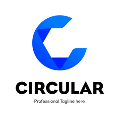 Circular Letter C logo