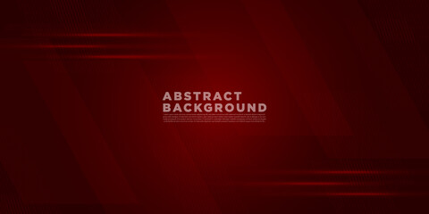 Obraz premium Modern Vector Abstract, science, futuristic, energy technology concept. Digital image of light rays, stripes lines with red light, speed and motion blur over dark red background. Eps10