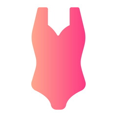 swimsuit gradient icon