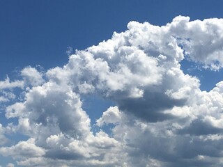 空と雲の青空背景