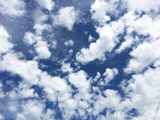 空と雲の青空背景