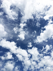 Obraz premium 空と雲の青空背景