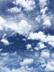 空と雲の青空背景