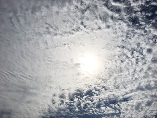 空と雲の青空背景
