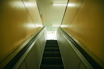 Fototapeta premium エスカレーター レトロ