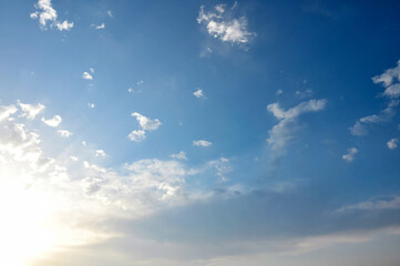 Obraz premium sun ray is go down and amazing dramatic orange cloud