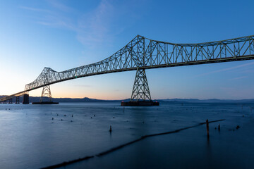 The Astoria–Megler Bridge is a steel cantilever truss bridge in Astoria, Oregon on the Columbia River.