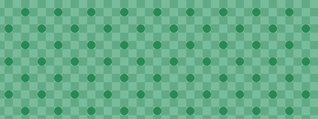 シンプルなチェック模様とドットの背景グラフィック素材