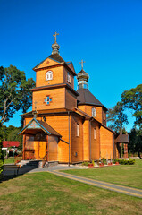Orthodox church in Anusin, village in Siemiatycze County, Podlaskie Voivodeship.
