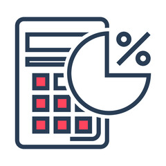 Calculate, rate, calculator icon