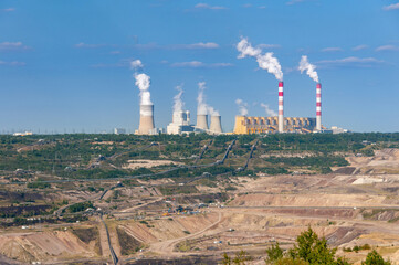 Power station Belchatow, Lodz Voivodeship, Poland