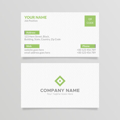 Modern Corporate Business Card Design Template, Professional Visiting Card