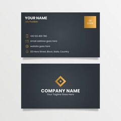 Obraz premium Elegant Minimal Business Card Design Template, Visiting Card
