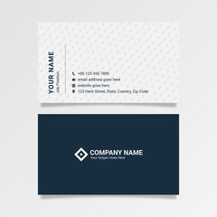 Modern Clean Corporate Business Card Design Template	