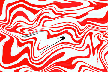 red and white lines