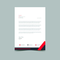 Modern Letterhead Pad Template Design