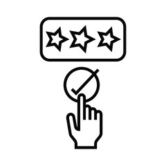 Feedback, improvement, satisfaction icon