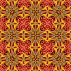 Multi-Color Morocco Seamless Pattern. Traditional Arabic Islamic Background. Vintage, Turkish, Indian style Ideal for carpet, ceramics, floor tiles. Vector Illustration.