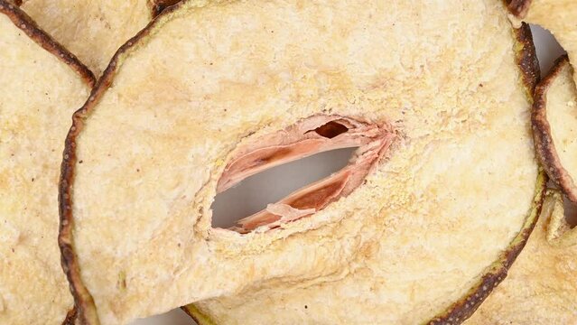 top view herb XueLiGan or Fructus Pirum rotating