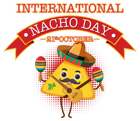 International Nacho Day Poster Design
