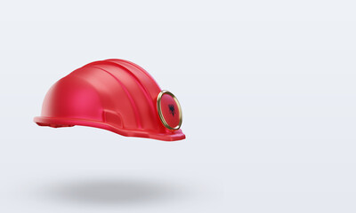 Fototapeta premium 3d engineer Albania flag rendering left view