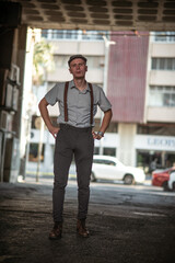 Fototapeta premium Peaky blinders in Tel Aviv