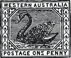 Vintage Postal, Postage, Mail Stamps in Vector