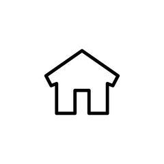 House icon. home icons button, vector, sign, symbol, logo, illustration, editable stroke, flat design style isolated on white