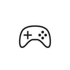 Minimal Gaming Symbol - Stream modern Games - Wireless Controller Icon, Game pad or Joystick Icons vector, sign, symbol, logo, illustration, editable stroke, flat design style isolated on white