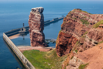 The Long Anna of Helgoland in the north sea of schleswig-holstein