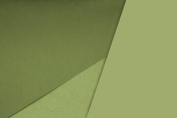 Dark and light, Plain and Textured Shades of yellow green papers background lines intersecting to form a triangle shape