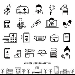 医療　アイコン　セット