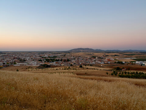 Vista de Valdepeñas. Ciudad Real. Castilla La-Mancha. España