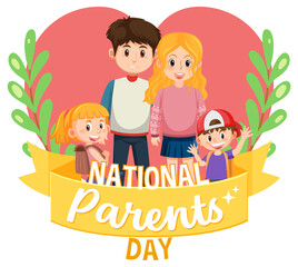 National Parents Day banner design