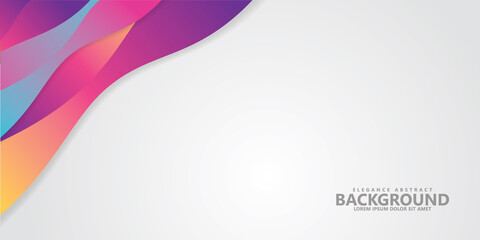 Abstract background with wave style and dynamic colorful effect. Modern texture pattern background. Vector illustration for elements design.