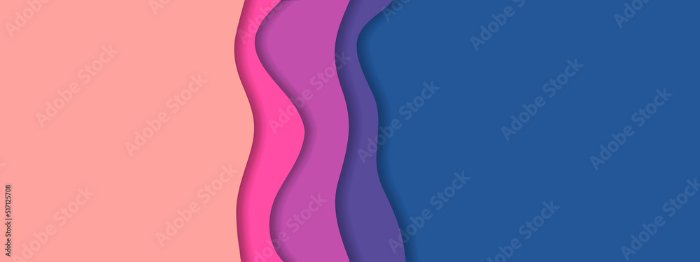 Aufkleber Abstract curves illustration background texture. Flat lay backdrop
