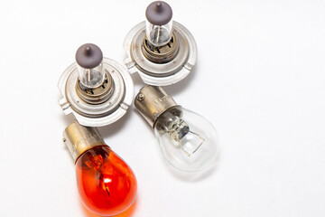Automotive light bulbs in assortment