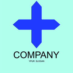 Plus vector logo design