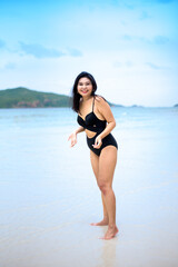 Obraz premium woman wearing bikini